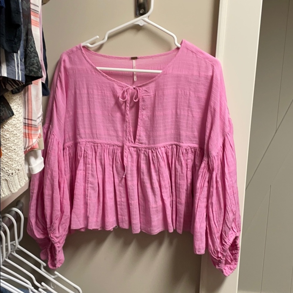 Free People cropped blouse